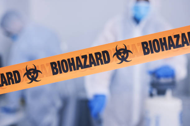 Professional Biohazard Cleanup technician working in Greenbank, WA